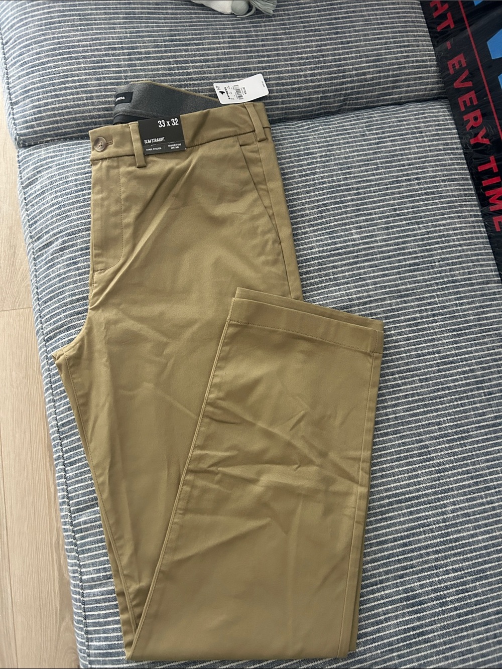 Express Men’s Chinos in Khaki